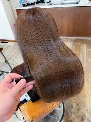 ロング カラー SET-UP北長瀬 Yurukiのヘアスタイル