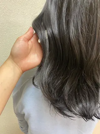 セミロング カラー 縮毛矯正/艶カラー/ ikedaのヘアスタイル