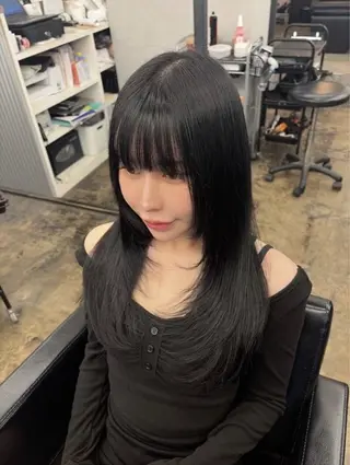 ロング 新宿💜ブリーチ 🩷HIKARUのヘアスタイル