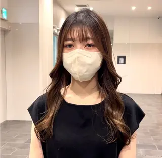 ロング 武田 夏帆のヘアスタイル