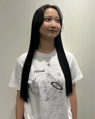 ロング カラー 田中 遥陽のヘアスタイル