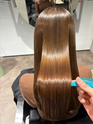 ロング カラー 城 慎太郎のヘアスタイル