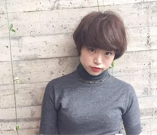 ショート カラー カラー特化サロン大阪 ルービック江坂/新城のヘアスタイル