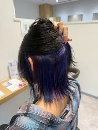 カラー 長谷川 紗羅のヘアスタイル