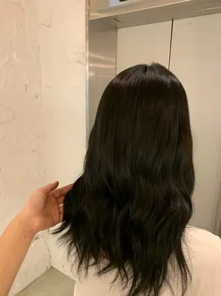 ミディアム 🌶F-CODE RINA🌶のヘアスタイル