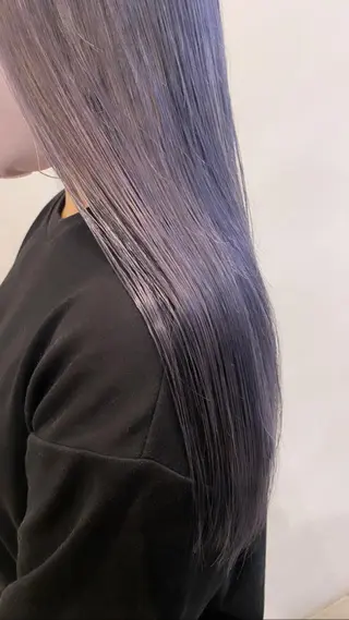 ロング カラー やました もえかのヘアスタイル