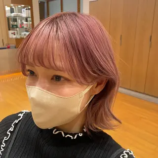 ショート カラー CUTS 東尾道/ 市川聖也のヘアスタイル