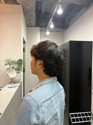 パーマ メンズ しゅり Flag hairのヘアスタイル