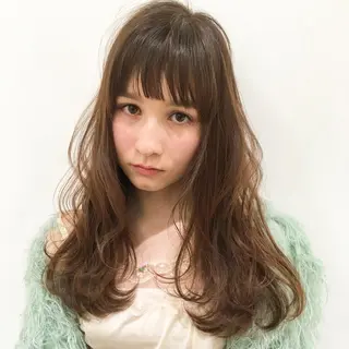 セミロング カラー stylist 杉浦駿生のヘアスタイル