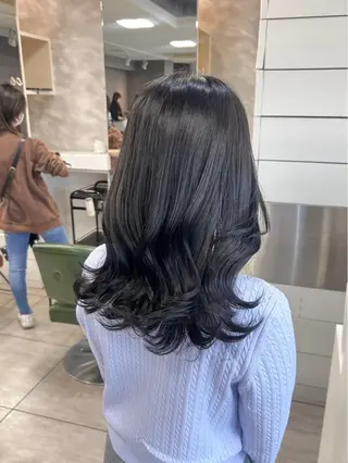 ロング カラー 本尾 空大のヘアスタイル