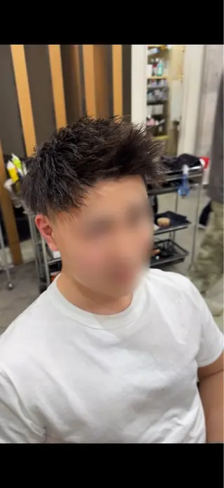 パーマ メンズ 八田 龍冴のヘアスタイル
