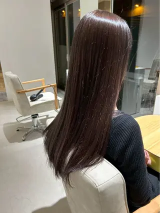 ロング カラー 木村 友泉のヘアスタイル