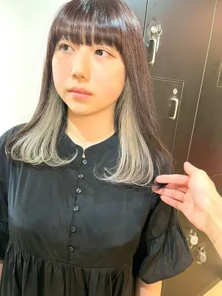 ミディアム カラー 髪質改善/美髪矯正 🪼土屋そーたのヘアスタイル
