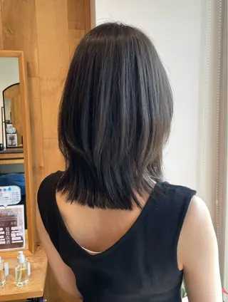ミディアム 赤み消し透明感カラー /レイヤー/rinaのヘアスタイル
