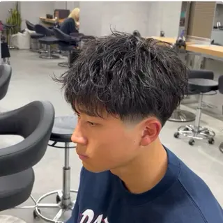 ショート カラー パーマ メンズ 🔥メンズ 特化🔥菊水皐暉🔥のヘアスタイル