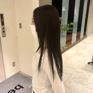 ロング カラー 田名部 愛乙のヘアスタイル