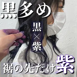 セミロング カラー ヘアアレンジ 新宿御苑前/ボブ 髪質改善Ryuseiのヘアスタイル