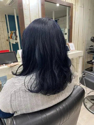 ミディアム カラー Mens cut Hannaのヘアスタイル