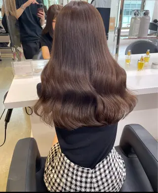 ロング 🤍透明感カラー/ 韓国レイヤー🤍のヘアスタイル