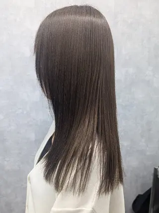 セミロング 🏹MIYU¦抜け感 ×柔らかカラーのヘアスタイル