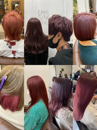 ミディアム カラー 🟢NEGi🟣 🫧髪質改善のヘアスタイル