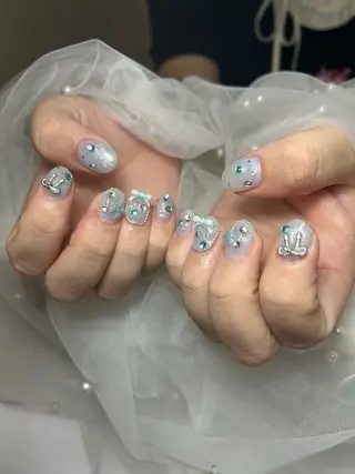 ネイル 🎀 アネラ しま 🎀のネイルデザイン