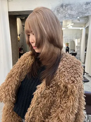 ロング カラー 圧倒的デザイン力 店長🎨RENAのヘアスタイル