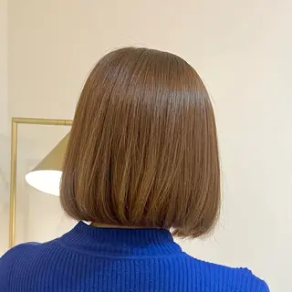 ショート 艶カラー/透明感 /ヒグチアオイのヘアスタイル