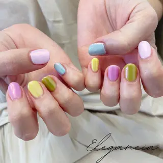 カラー ネイル Elegancia. Hiromiのネイルデザイン