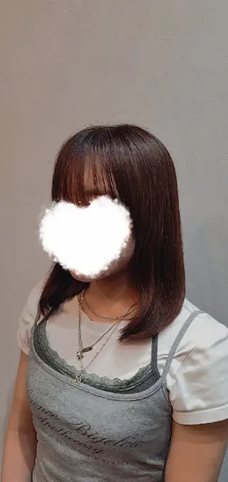 ミディアム カラー カワグチ ケンジのヘアスタイル