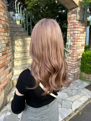 ミディアム カラー ヘアアレンジ 💕ブリーチ/ヘアメ 🎀YUUKAのその他イメージ