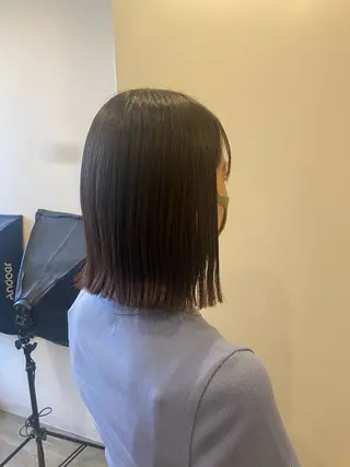 ミディアム 暖色 /シマダアミのヘアスタイル