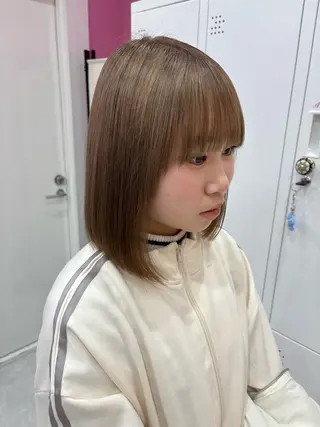 カラー 艶カラー⏳ブリーチ Natsukiのヘアスタイル