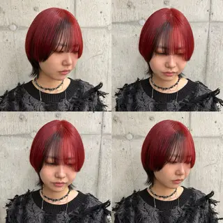ショート カラー 立川✨ブリーチ/ ケアブリーチ✨のヘアスタイル