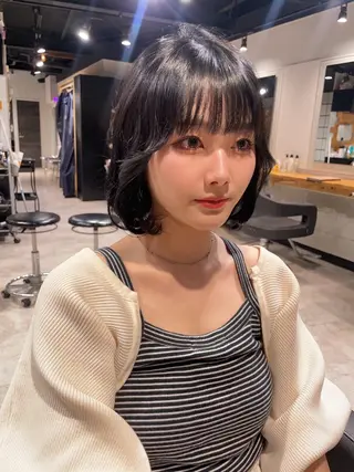 ミディアム カラー 🦋ボブ・ショート・ レイヤー🦋トシキのヘアスタイル