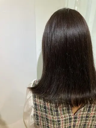 セミロング カラー 過去一の柔髪ヘア 🌿einshairのヘアスタイル