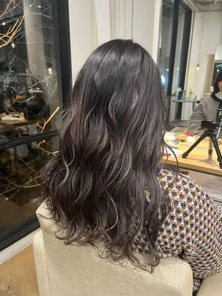 ロング カラー ヘアアレンジ 似合わせレイヤー✄﻿ ヨシノ マサキのヘアスタイル