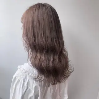 セミロング カラー 縮毛矯正WATARU 髪質改善　レイヤーのヘアスタイル