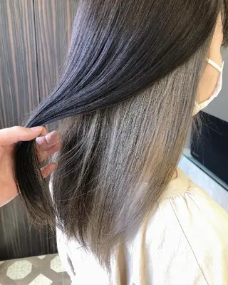 ミディアム カラー ヘアアレンジ 透明感/レイヤー 🇰🇷tomonaのヘアスタイル