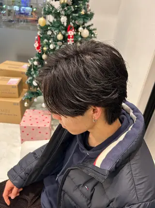 ショート パーマ ヘアアレンジ メンズ メンズカット/パーマ チバト　クウトのヘアスタイル