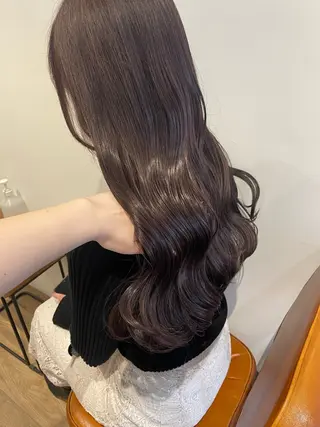 ロング カラー ヘアアレンジ coco♡ 韓国hairのヘアスタイル