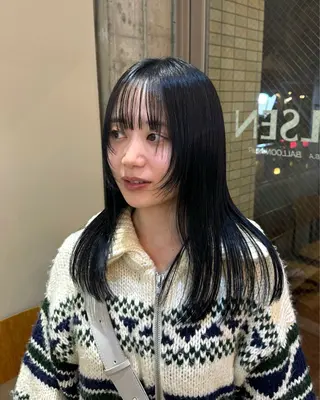 カラー カットモデル募集 suzUkaのヘアスタイル