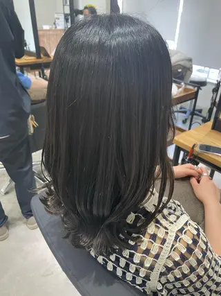 ミディアム anB Bのヘアスタイル