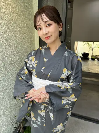 天神最安値エクステ カラーレイヤーカットのヘアスタイル