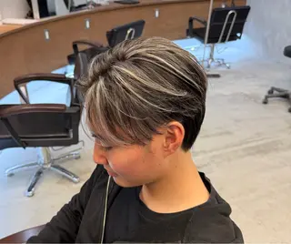 カラー メンズ SAITOH AKIRAのヘアスタイル