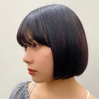 ショート カラー 似合わせレイヤー/ ケアパーマ/高倉のヘアスタイル