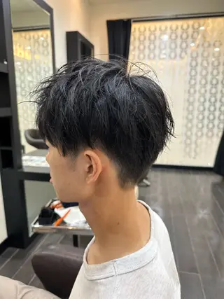メンズ ナチュラルヘア 神田一瑳のヘアスタイル
