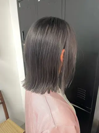 ミディアム カラー 中村 靖彬のヘアスタイル