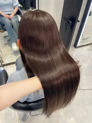 ロング カラー 艶カラー♡クール トレンドヘア♡アユミのヘアスタイル