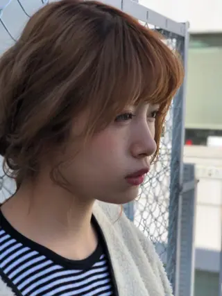 ミディアム カラー パーマ ヘアアレンジ メンズ キッズ ネイル マツエク・マツパ premier modelsのヘアスタイル